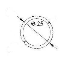 Лост за закачалки за Гардероб Алумин