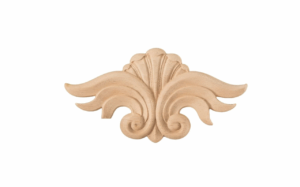 Дървен Орнамент за Декорации, дървена апликация за мебели