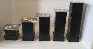 Черно регулируемо краче - 5,8,10,12,15 см.