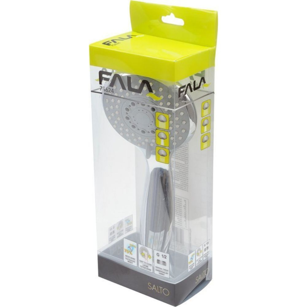 Душ слушалка FALA с 3 функции, хром - Image 2