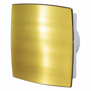 Дизайнерски вентилатор с автоматични жалузи VENTS Серия LD/LDA Auto Ф100 (Месинг)