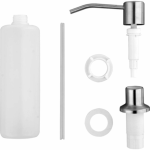 Дозатор за течен сапун за вграждане FALA, инокс