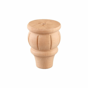 Дървен Крак Кръгъл Конус за Маса, Шкаф, Гардероб, Мебели
