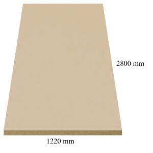 148 Капучино гланц - 18 мм МДФ с ПВЦ покритие