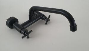 Смесител за Кухня с врътки в Черен Мат