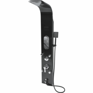 Хидромасажна душ система FALA STEELY 5, Black Titanium