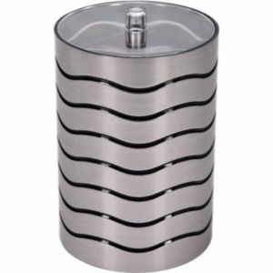 Кутия за памук FALA, WAVE, PVC, Inox