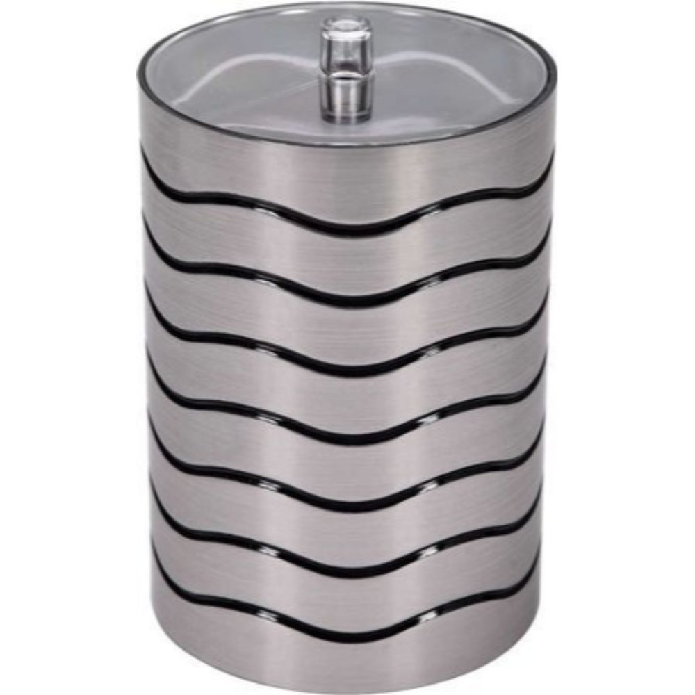 Кутия за памук FALA, WAVE, PVC, Inox