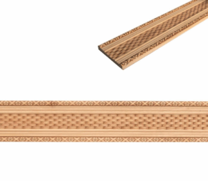 Дървен декоративен профил за мебели и декарации