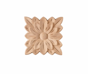 Дървен Орнамент за Декорации, дървена апликация за мебели
