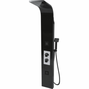 Хидромасажна душ система FALA STEELY 4, Black Titanium