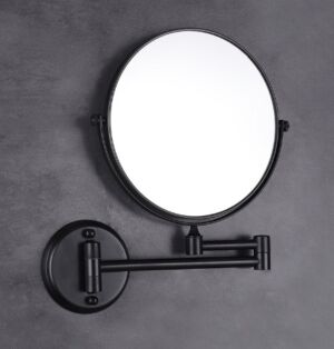 Подвижно Огледало за Баня в Черен Мат
