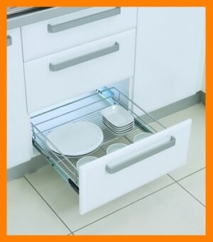 Телено чекмедже плавно прибиране с планка за захващане за чело