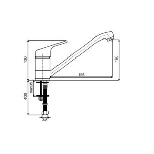 Смесители за Кухня модел DA 103