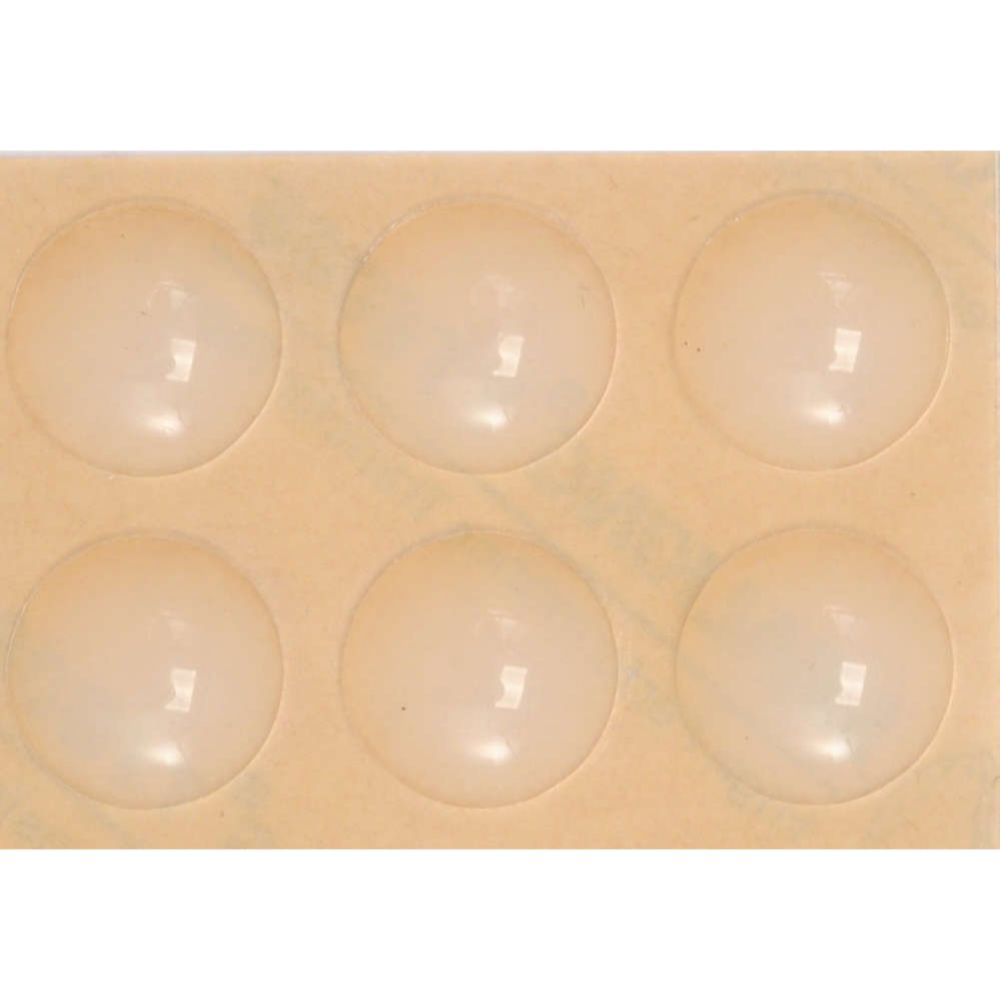 Самозалепващи се силиконови подложки, 6 броя, Ф 19 мм
