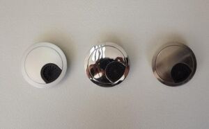 Офис капак за кабели метален Ф60 мм