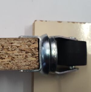 колелце Въртящо Ф28/h48 мм/25 kg с П образна ПЛАНКА 18 мм