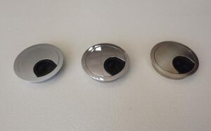 Офис капак за кабели метален Ф60 мм