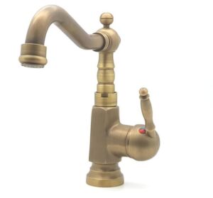 Смесител за Кухня и Баня Античен, Ретро BAROCO - Нисък