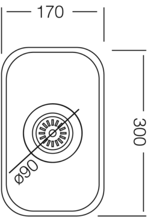 Кухненски мивки за вграждане под плот модел EX 003 Кухненски мивки за вграждане под плот модел EX 003