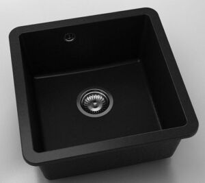 Гранитна Мивка под Плот в цвят Бял, Черен, Сив, Беж