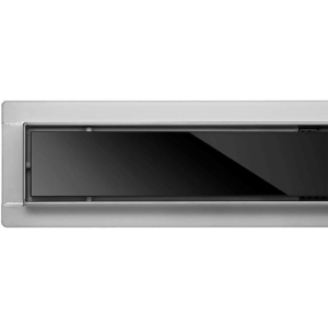 Линеен сифон с черна стъклена решетка FALA WET&DRY, 600 мм