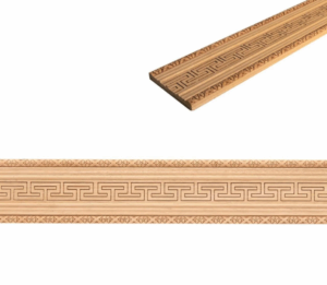 Дървен декоративен профил за мебели и декарации