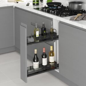 Кошница за бутилки Антрацит - Starax Premiyum