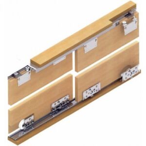 Механизъм за плъзгаща врата с релси комплект