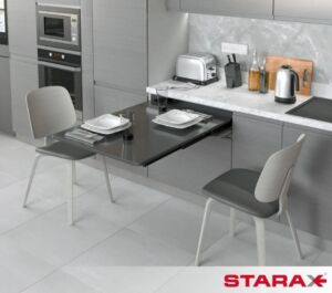 Механизъм за скрита маса - 60см - Антрацит