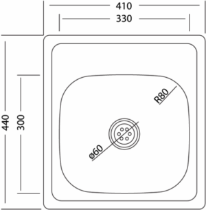 Кухненски мивки от неръждаема стомана - алпака модел EC 179