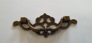 Мебелна Дръжка Старинна Антик с подвижна дръжка с орнамент