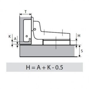 Панта с амортисьор клипс и 3D реглаж - високо рамо GTV