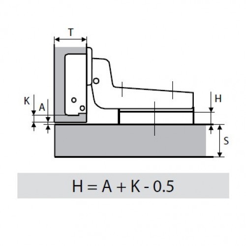 Панта с амортисьор клипс и 3D реглаж - високо рамо GTV - Image 2