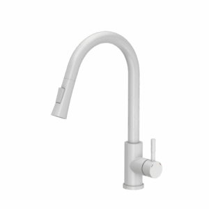 Смесител за Кухня с Изтеглящ Душ в Бял цвят - ORINOCO