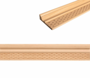 Дървен декоративен профил за мебели и декарации