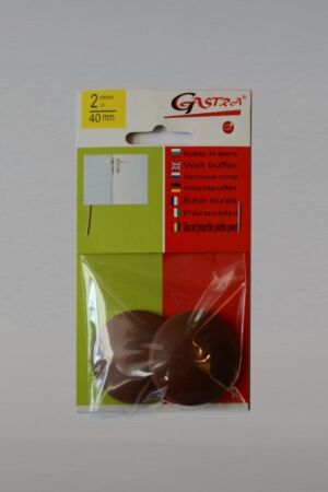 Буфер - Стопер за Врата Ф40 мм (Кафяв)