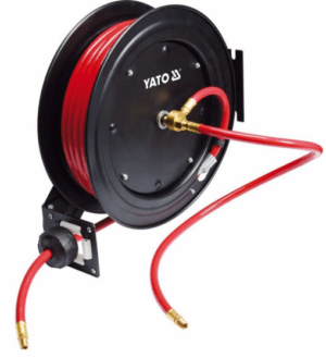 Автоматична макара с маркуч за въздух, PVC, 20 Bar, Ф 9.5 мм, 15 м
