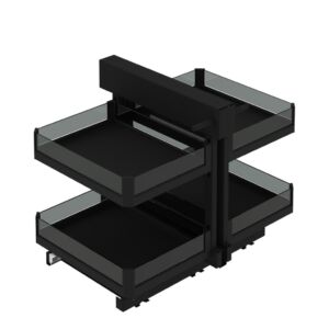 Самостоятелен механизъм за глух шкаф за врата Starax- Антрацит