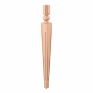 Дървен Крак Кръгъл Конус за Маса, Шкаф, Гардероб, Мебели