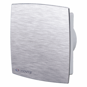 Дизайнерски вентилатор с автоматични жалузи VENTS Серия LD/LDA Auto Ф100 (Алуминий мат)