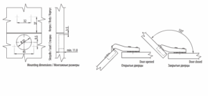 Мебелна панта модел 45°