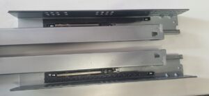 Скрит водач пълно изтегляне + плавно за 18мм ПДЧ