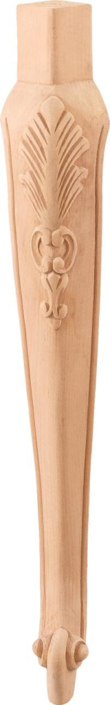 Дървен Крак Кръгъл Конус за Маса, Шкаф, Гардероб, Мебели