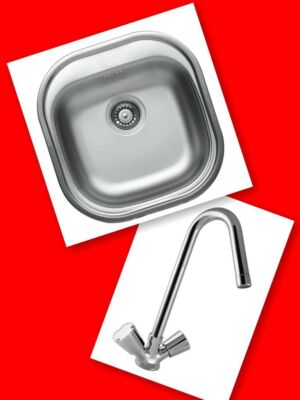 Комплект мивка и смесител