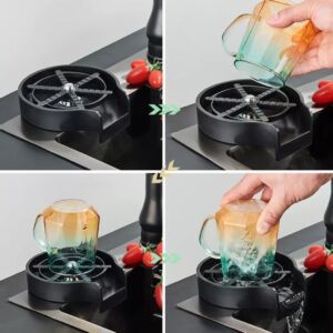 Смесител Уред за Миене на Чаши - Черен