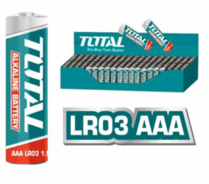 Алкална батерия TOTAL, AAA, 1.5 V, 4 броя