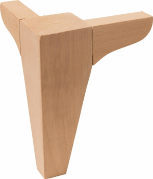 Дървен Крак Кръгъл Конус за Маса, Шкаф, Гардероб, Мебели