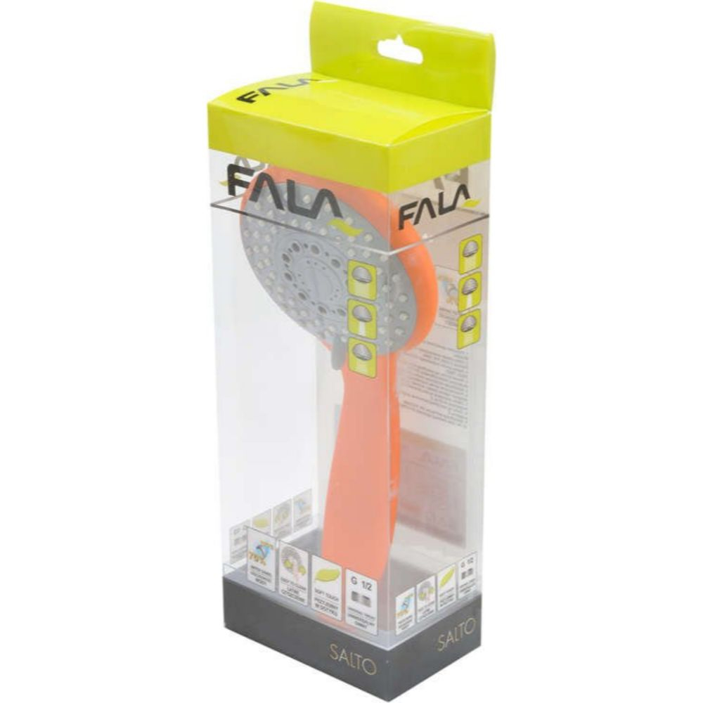 Душ слушалка FALA с 3 функции, оранжева - Image 2