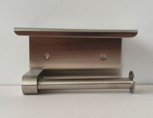 Поставка за Тоалетна Хартия и Телефон - ИНОКС от неръждаема стомана